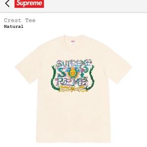 Supreme Crest Tee colour: Natural